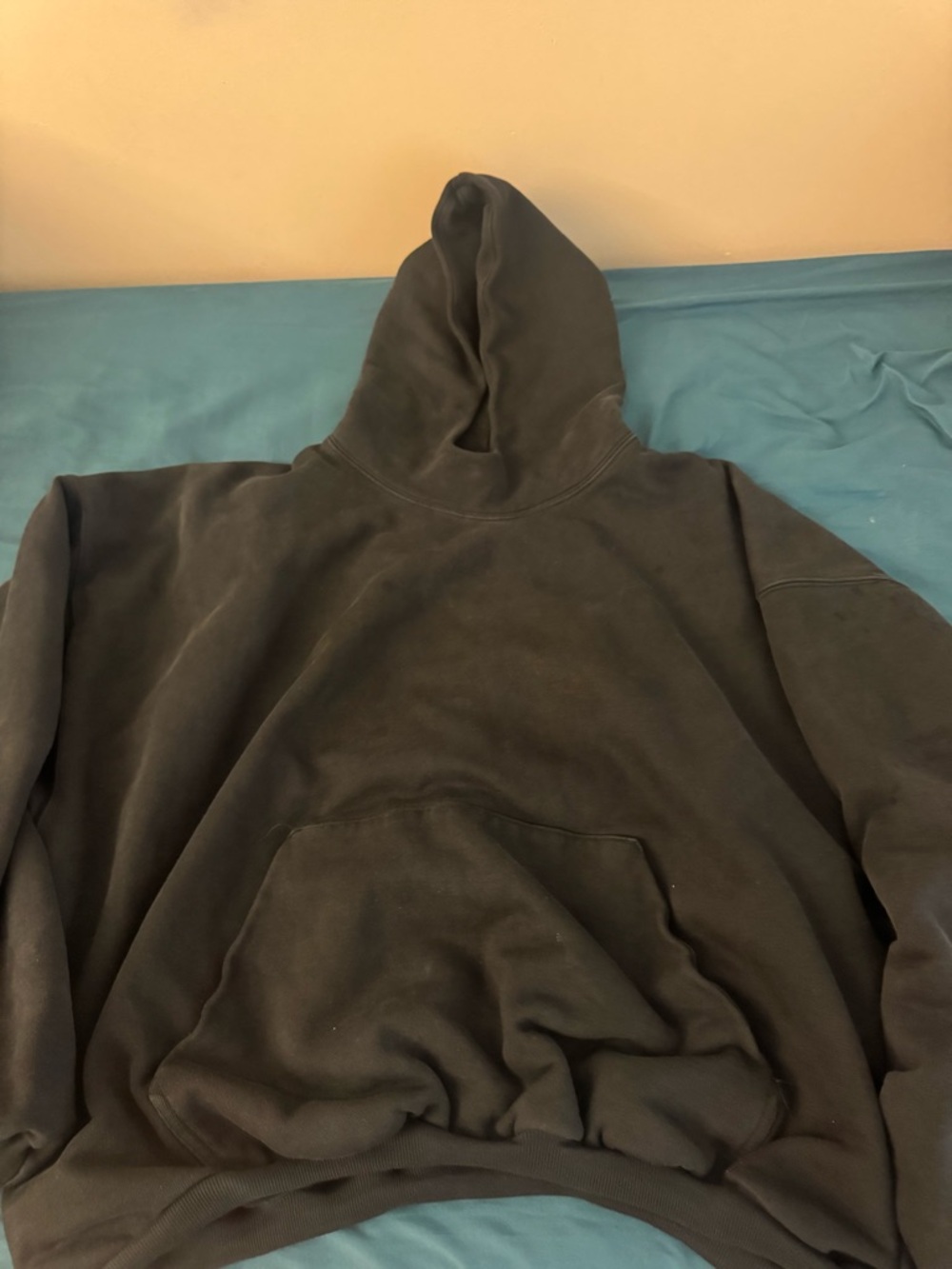 Balenciaga Black Oversized Pullover Hoodie